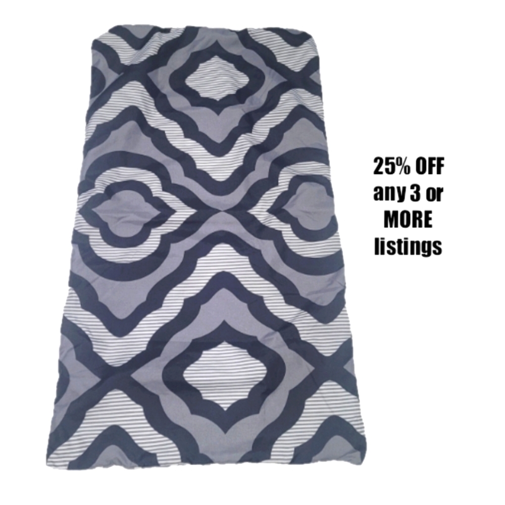 King Pillowcase Geometric Graphic Print Pattern Stripe Vintage Accent Bedroom